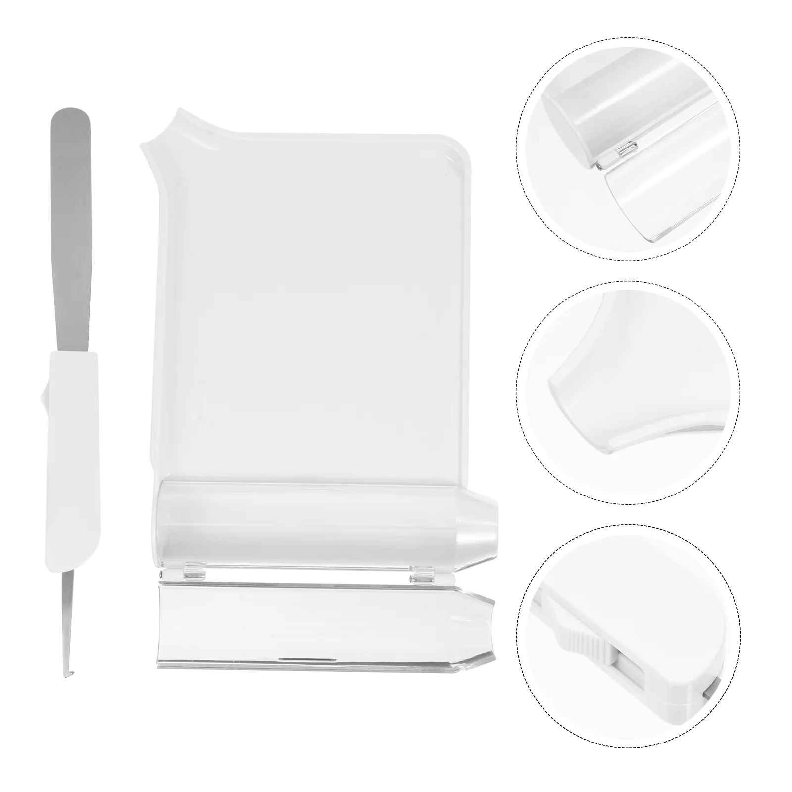 

1 set of Plastic Storage Tray Dispensing Tray Medicine Counting Tray for Clinic