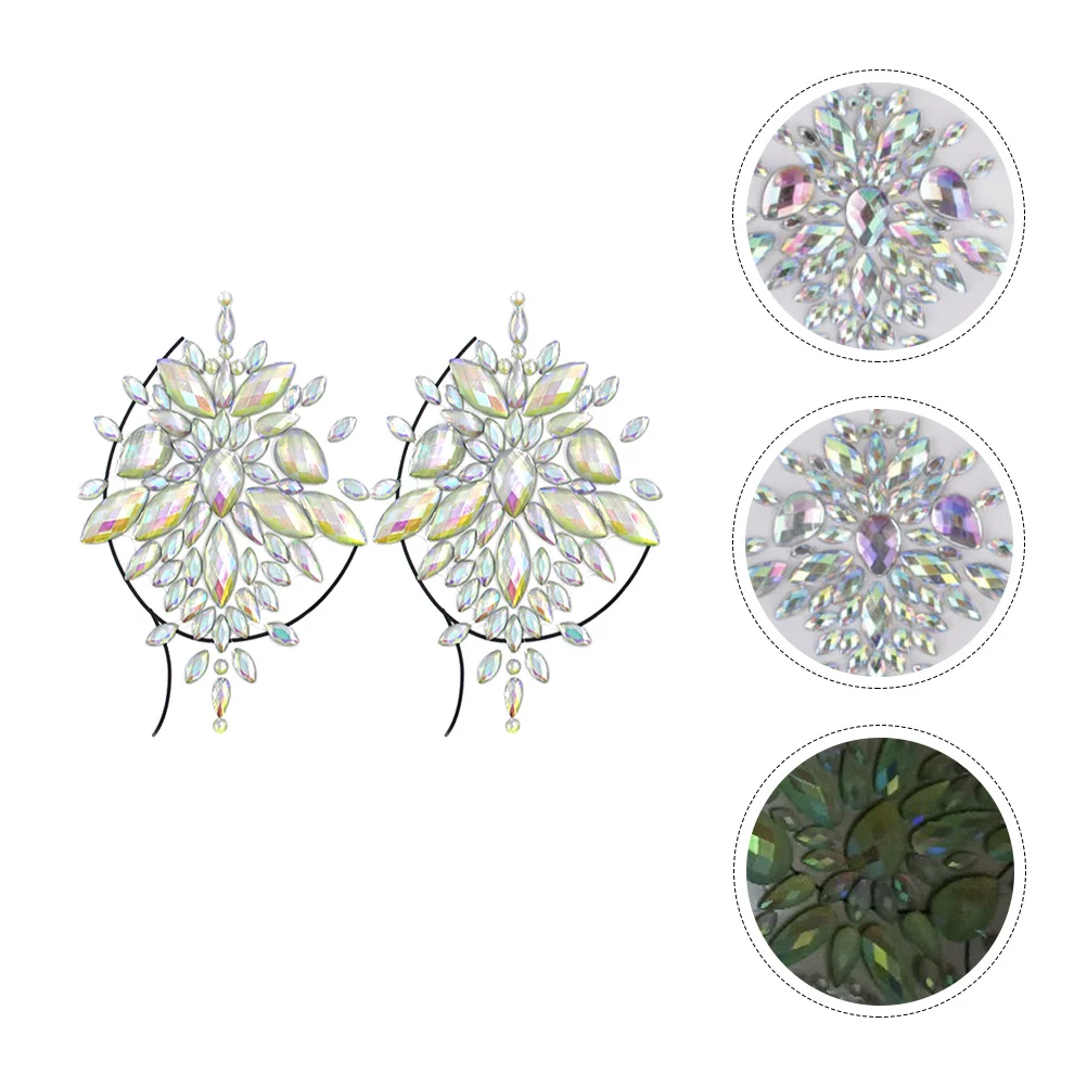 

Luminous Tattoo Stickers Creative Dimonties Gems Rhinestones Crystal Make-up Resin Drill DIY Facial Eyes Jewels Makeup