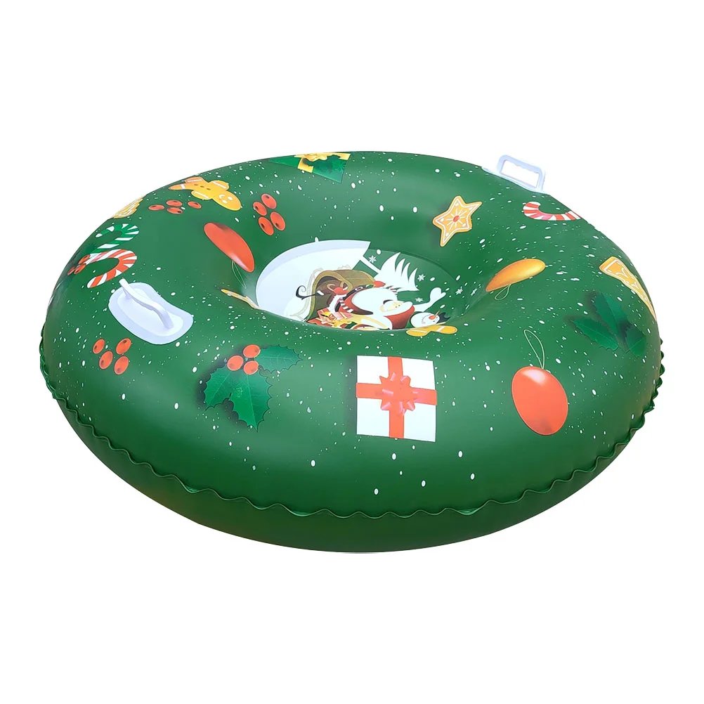 

1Pc Xmas Ski Ring Inflation Snow Tube Xmas Snow Tube Snow for Winter Outdoor Xmas
