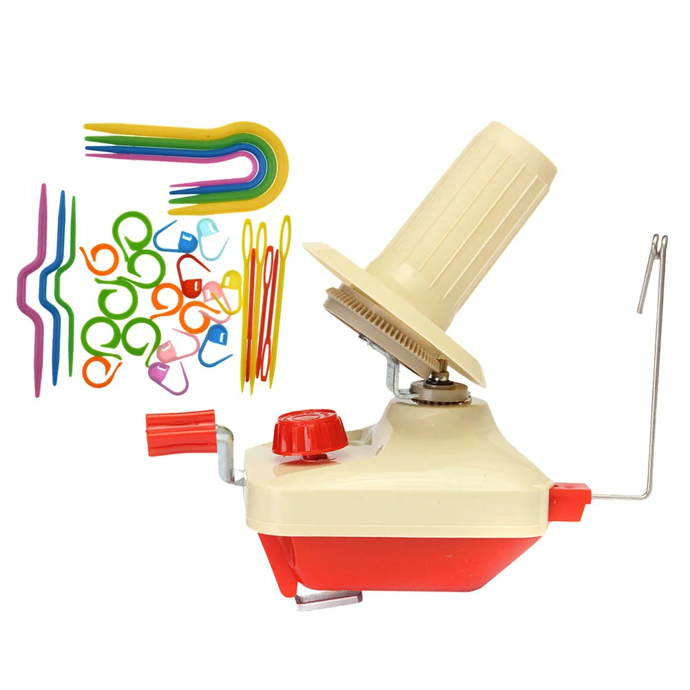 

1 Set/107 Pcs Household Winder Shaker Mini Size Hand Winder Fiber String Winder and Sewing Accessories