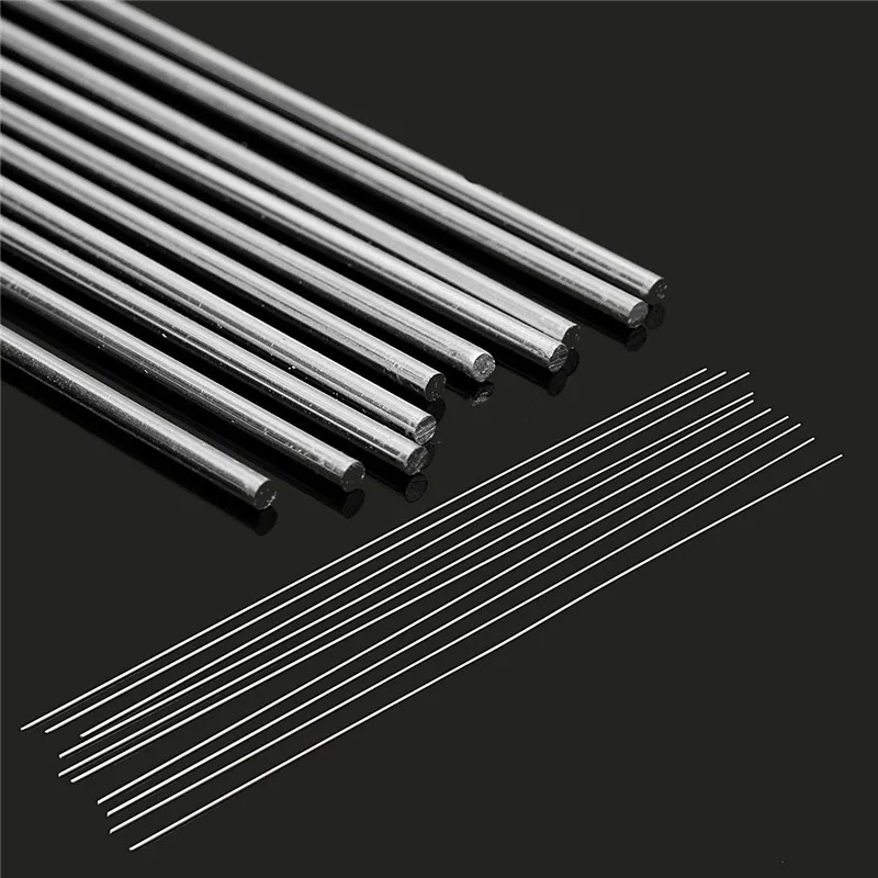 

10Pcs 1.6x330mm Aluminum Alloy Silver Welding Brazing Wire Solder TIG Filler Rod
