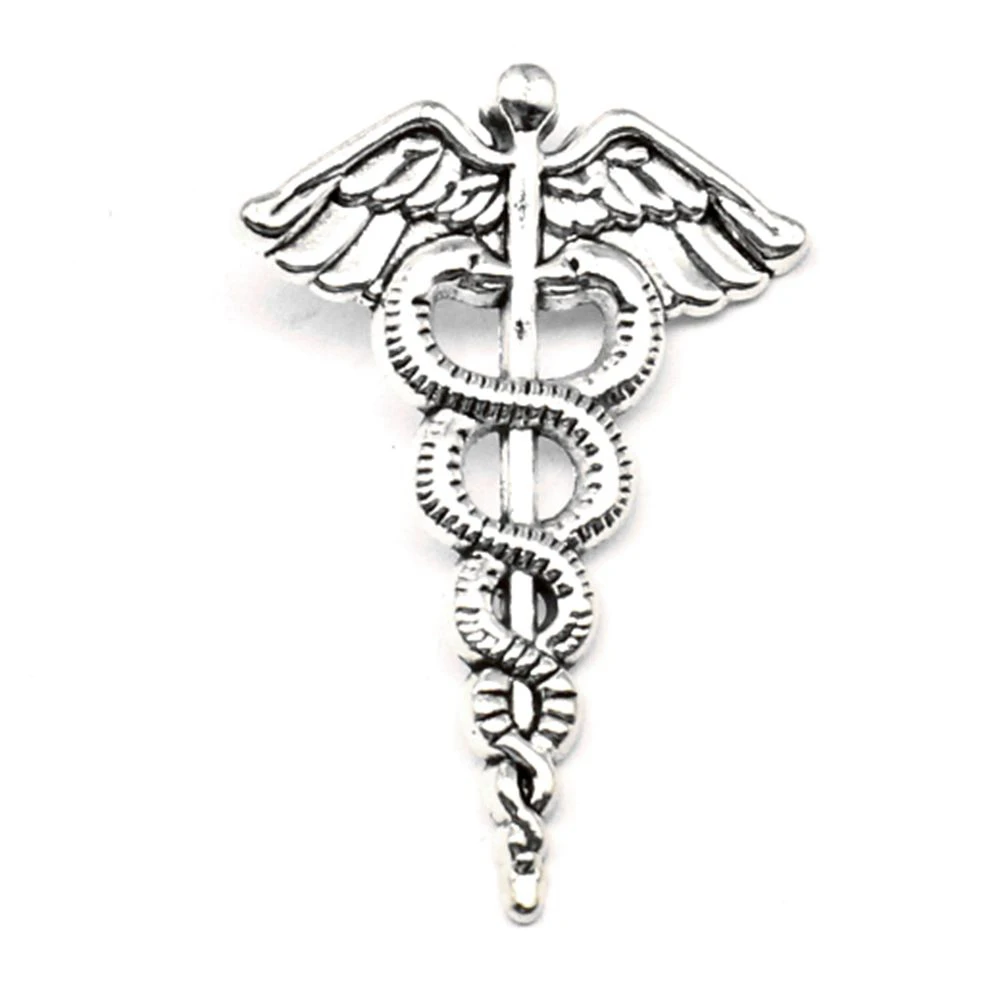 

10 pieces 20x29mm Snake Scepter charms Jewelry making best gift