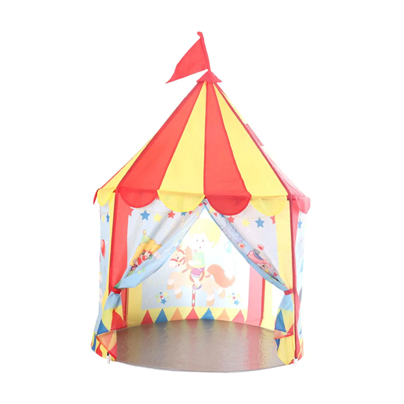 

Children Castle Playhous Play Tent House Indoor Outdoor Tent, Birthday Gift, Play Teepee Prince Castle Playhouse Tent for Games