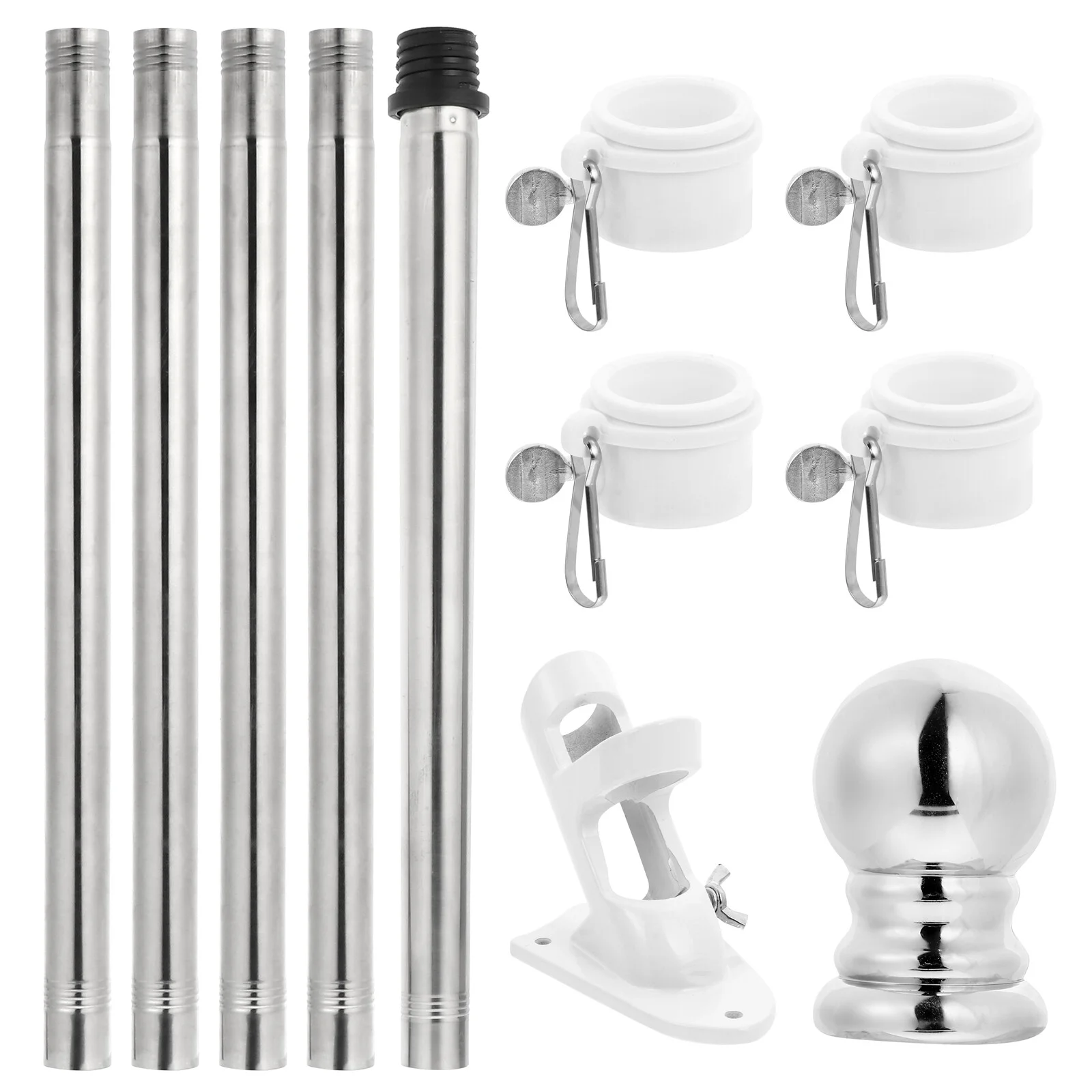 

6 шт., держатель для телескопической стойки из нержавеющей стали