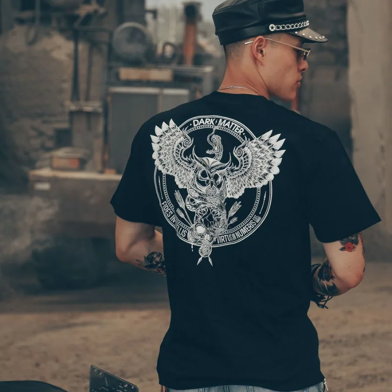 

Top T Shirt for Men Clothing Muscles Rock Motorcycle Hip Hop Man Tee Shirts Streetwear No Logo Funny Plain V Neck Smooth Cotton