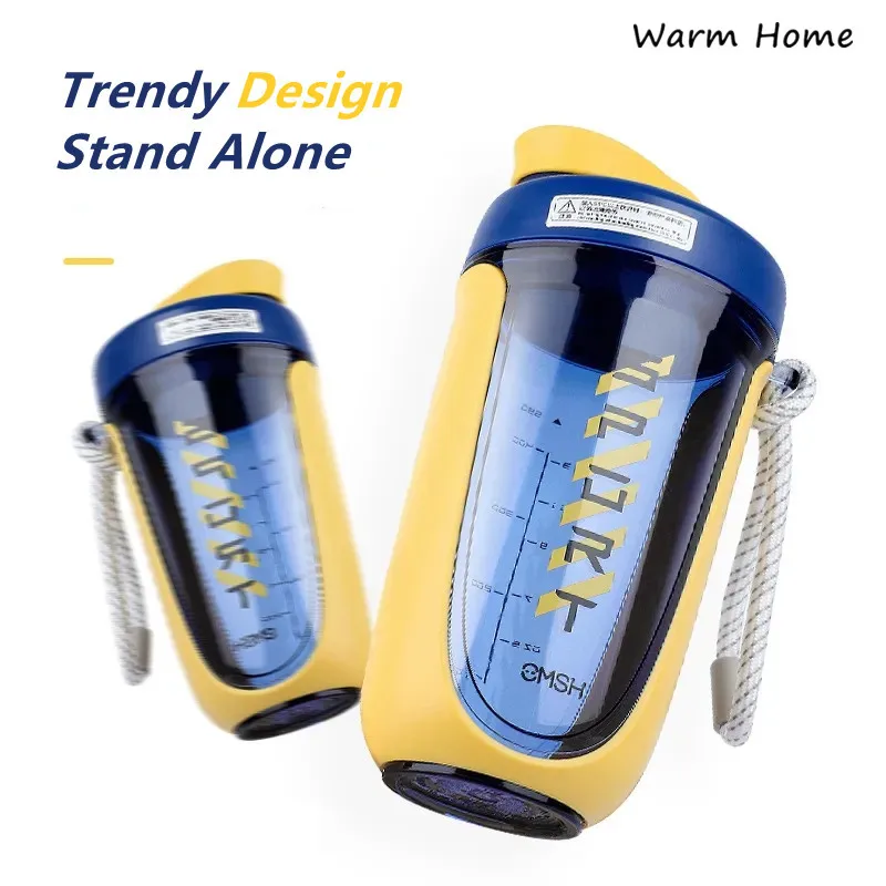 

Protein Powder Shaker Sports Water Cup Milkshake Mixing Cup Portable Travel High Value Drink Bottles Free BPA Star with The Same