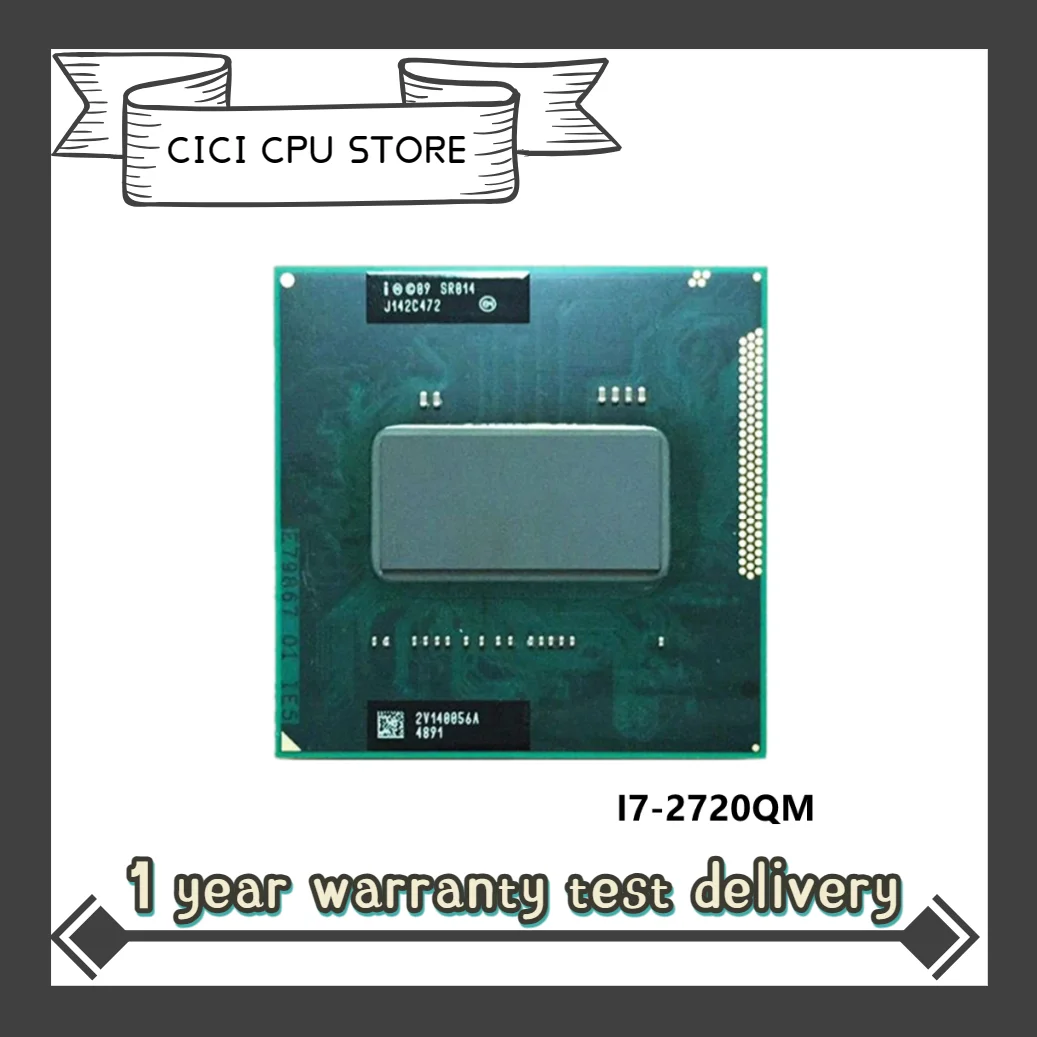 

Original Processor Intel PGA I7 2720QM CPU 2.2-3.3G 6M Cache SR014 Laptop Cpu I7-2720QM Support HM65