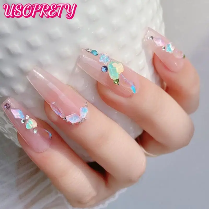 

Shiny Rectangle Crystal 3d Nail Art Rhinestone Decorations Glitter Rhinestone Nail Parts For Handmade Manicures Nail Jewelry