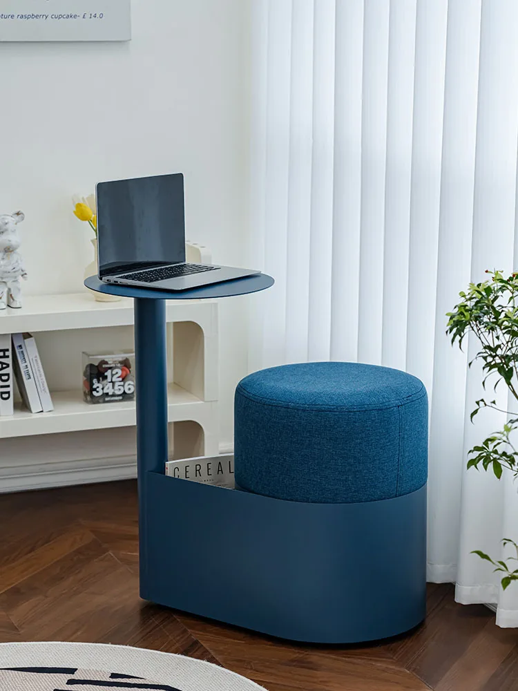 

Furniture Creative Coffee Table Creative Balcony Mini Office Round Table Luxury Living Room Sofa TV Cabinet Side Corner Table