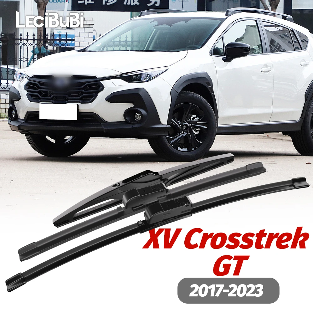 

1 комплект передних и задних щеток стеклоочистителя, дворники для Subaru XV Crosstrek GT 2017-2023 2018 2019 2020, аксессуары