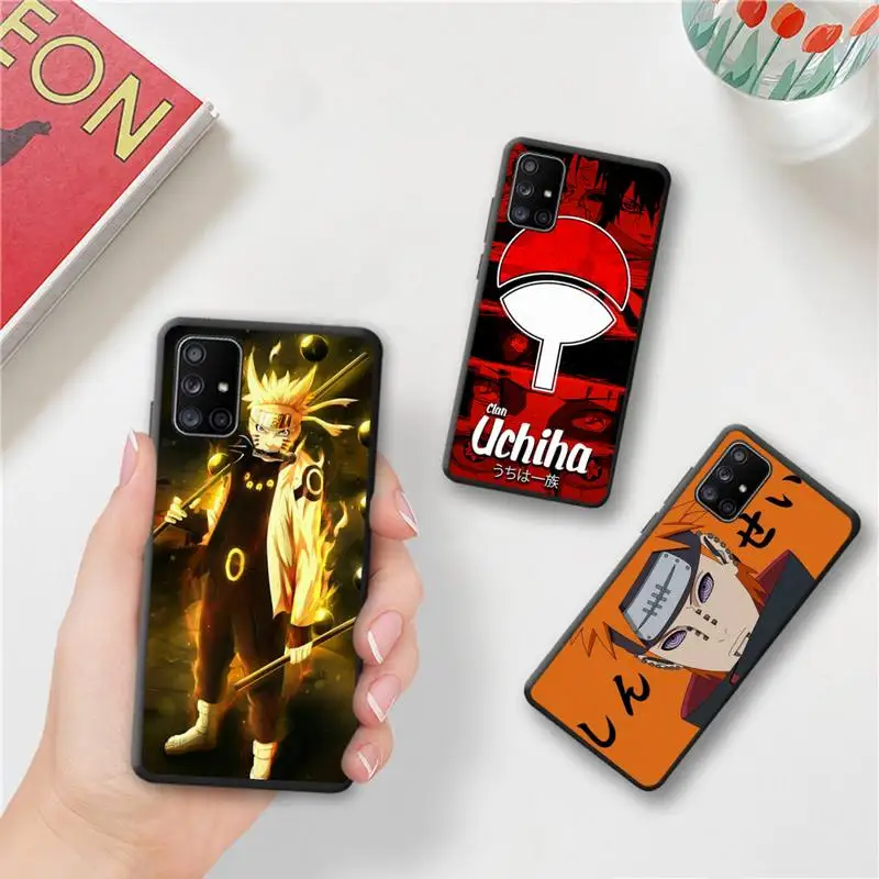 

Naruto Uchiha Sasuke Itachi Akatsuki Kakashi Phone Case For Samsung Galaxy A52 A21S A02S A12 A31 A81 A10 A30 A32 A50 A71 A51 5G