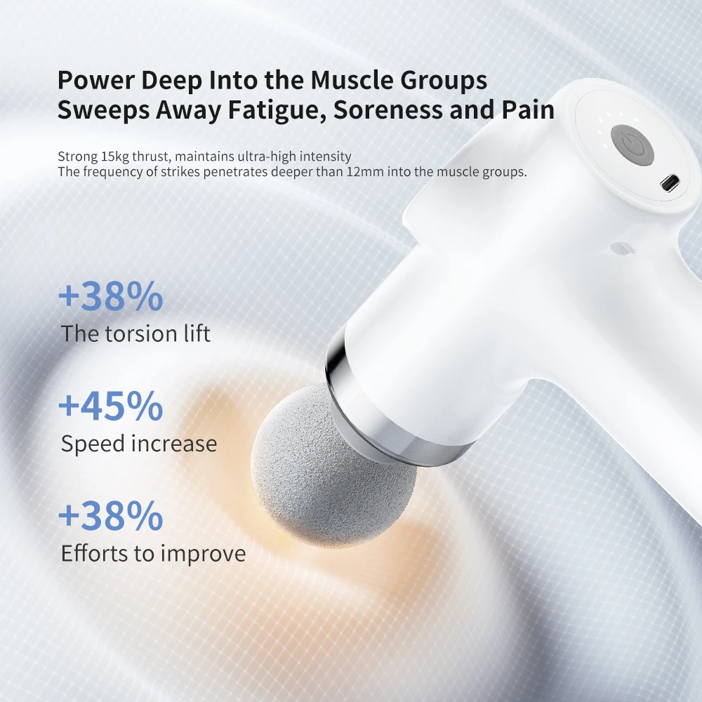 Высокочастотный массажный пистолет для расслабления мышц Электрический
