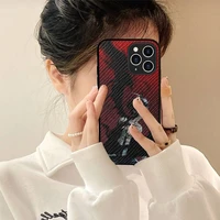 toplbpcs black clover phone case hard leather case for iphone 11 12 13 mini pro max 8 7 plus se 2020 x xr xs coque