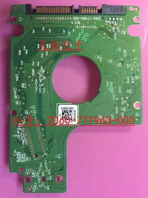

Second hand W-D1-0T-P-V-T 1T Notebook H-D-D Board No. 2060-771960-000 R-E-V A