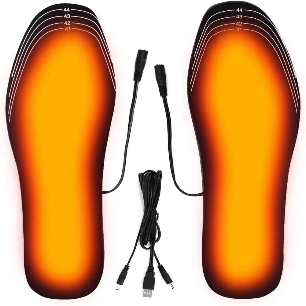 

USB Heated Shoe Insoles Electric Foot Warming Pad Feet Warmer Sock Pad Mat Winter Outdoor Sports Heating Insole Winter Warm