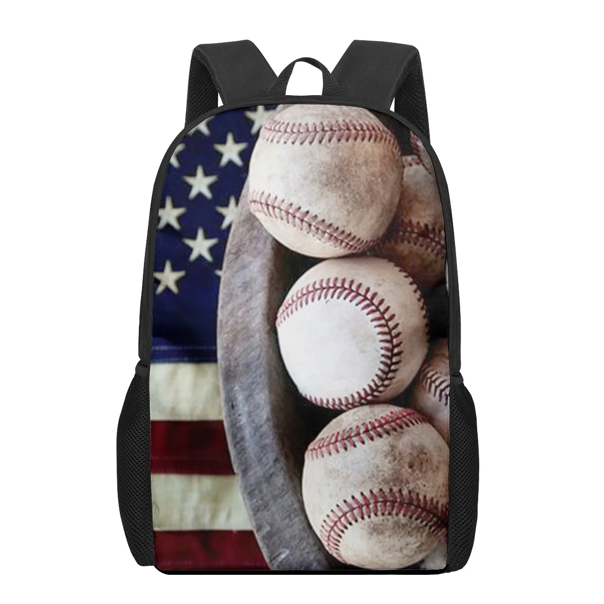 

Baseball movement 3D Print School Backpack for Boys Girls Teenager Kids Book Bag Casual Shoulder Bags 16Inch Satchel Mochila