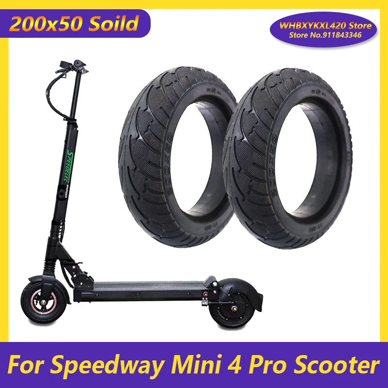 

200X50 Solid Tire 8 Inch Electric Scooter Tyre for Speedway Mini 4 Pro Hoverboard Two Wheels Electric Scooter Accessories Parts