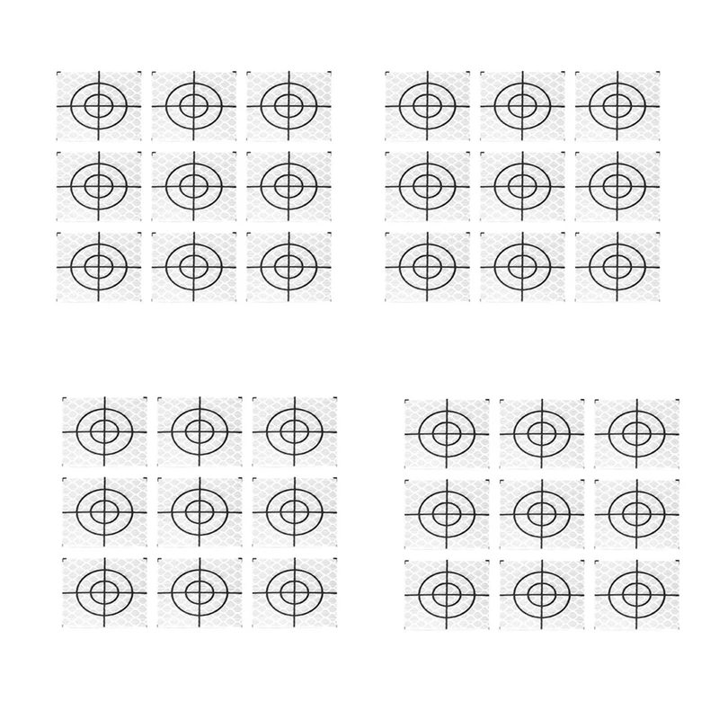 

400Pcs Prism Measurement Reflector Sheet Reflective Tape Target Total Station Tunnel Survey 40X40mm