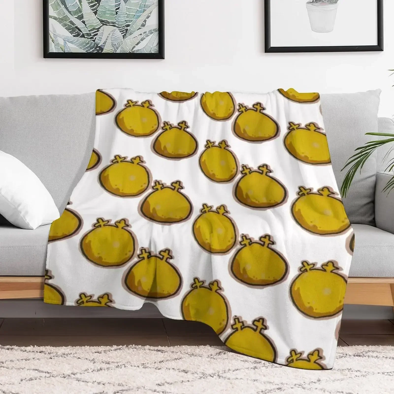 Декоративное одеяло Risk of Rain 2 многофункциональное мягкое туристическое для