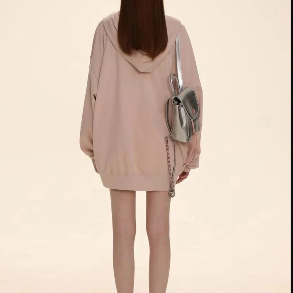 Metallic Silver Backpack Women Chains Shoulder Bag Mini Designer Backpack Fashion Drawstring Bags for Women 2023 Ladies Book Bag