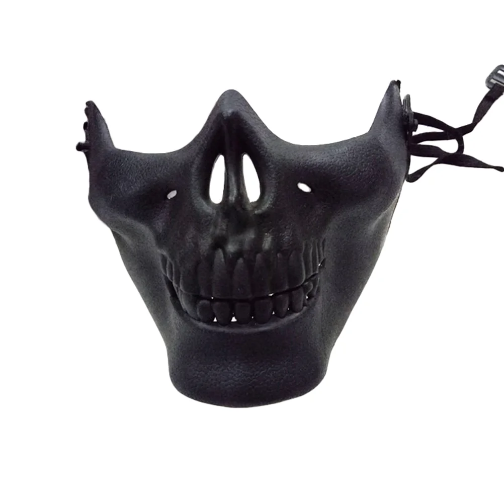 

Skeleton Mask Full Face Protector Mask for Cosplay Masquerade Party (Black)