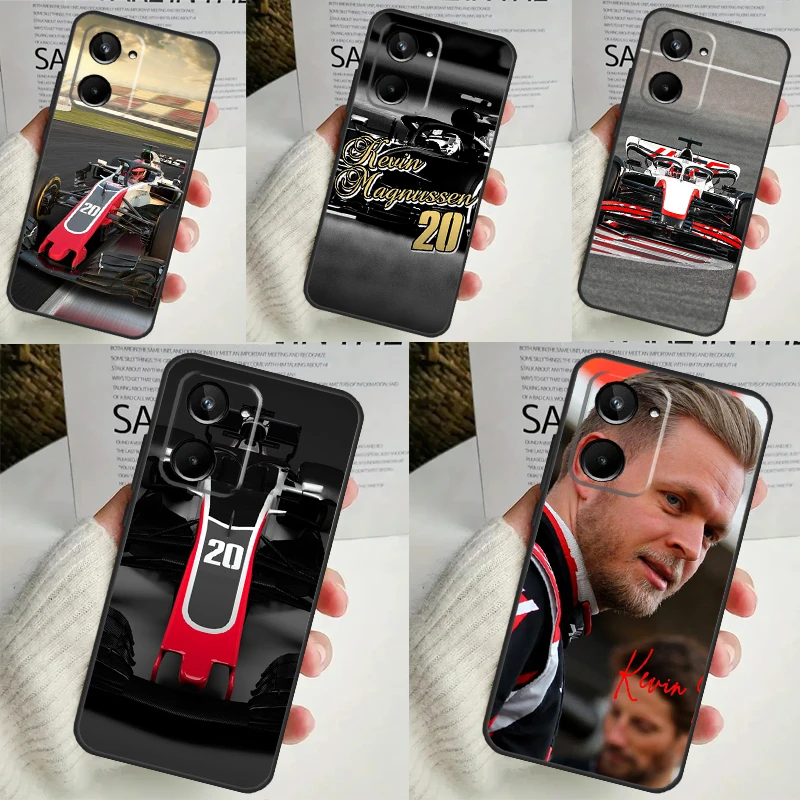 Kevin Magnussen F1 чехол для Realme 9 10 11 12 Pro Plus GT5 GT Neo5 C21Y C25s C30 C31 C33 C35 C51 C53 C55 C67