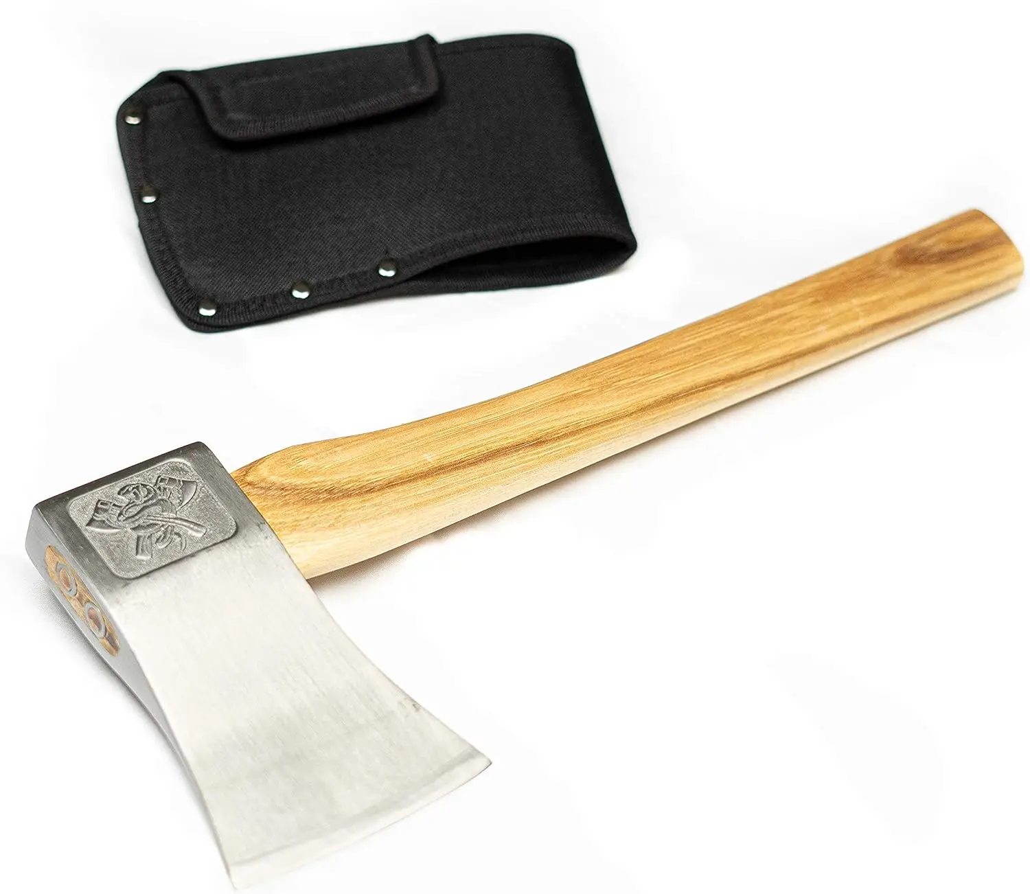 

Bad Axe World Axe Throwing League Premium Competition Throwing Axe with Throwing Hatchet Nylon Sheath and Hickory Wooden Handle
