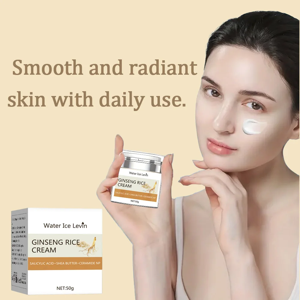 Крем С Рисовым Женьшенем Для Лица Увлажняющий Отбеливающий Контроль Жирности