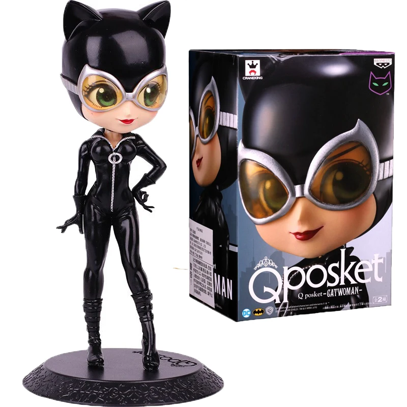 Оригинальный Bandai Q posket Marvel Avengers Ironman Thor Spiderman Captain America Loki Big Eyes Ver. Виниловые модели
