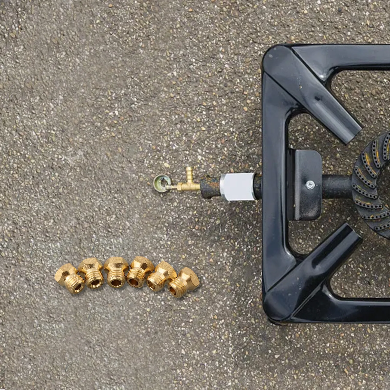 6X насадки для плиты со сжиженным газом сжиженного нефтяного газа насадка