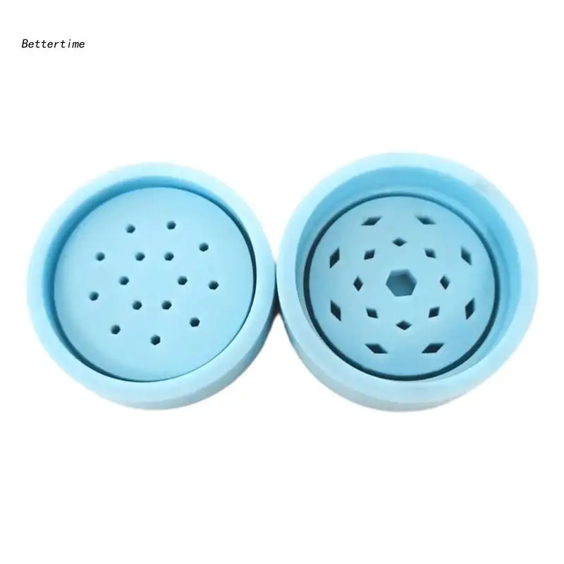 

B36D Resin Mold Grinder Leaf Herbal Herb Smoke Spice Crusher Silicone Mould