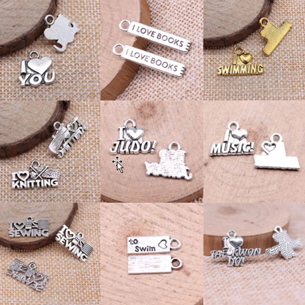 

Подвески для плавания в виде сердца