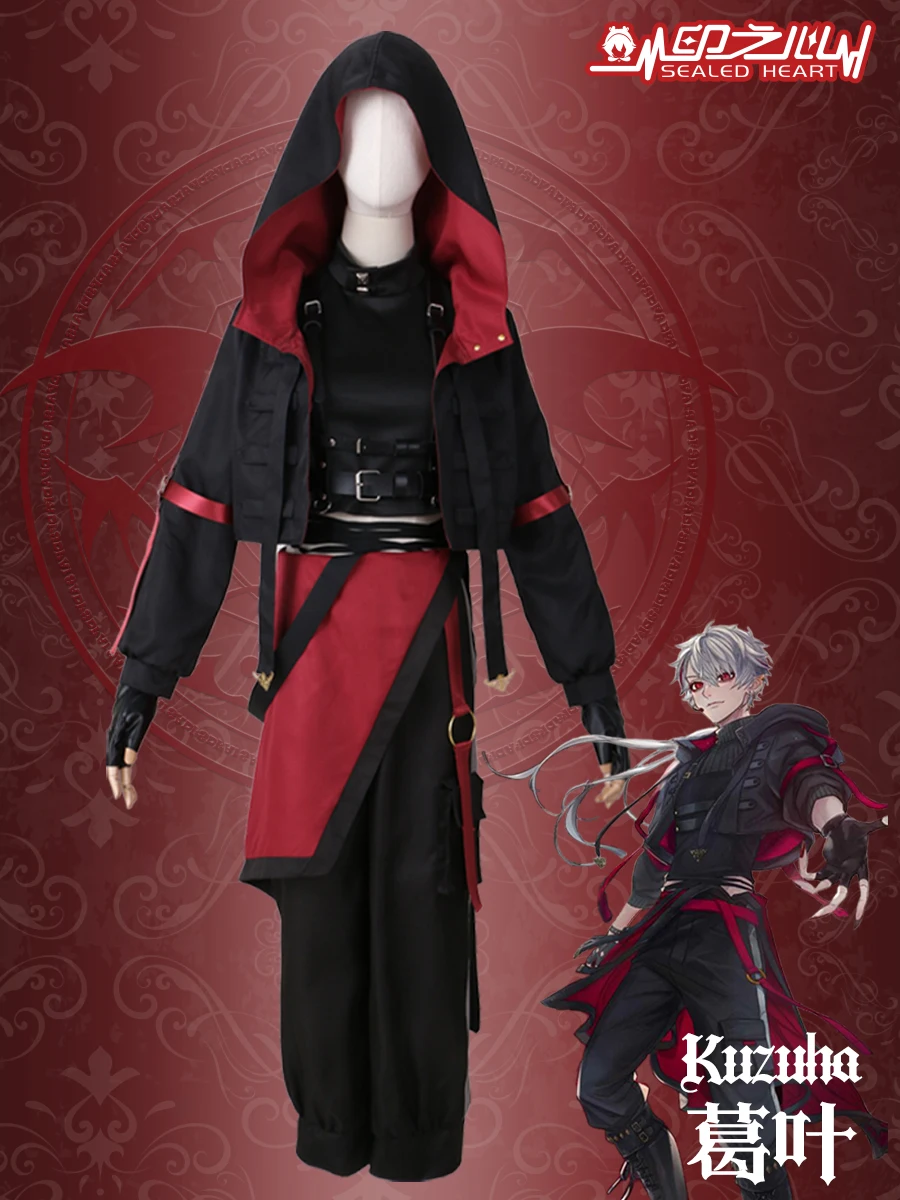 

COSMART Vtuber YouTuber Nijisanji Kuzuha Cosplay Costume Uniform Men Halloween Party Role Play Clothing Suit New