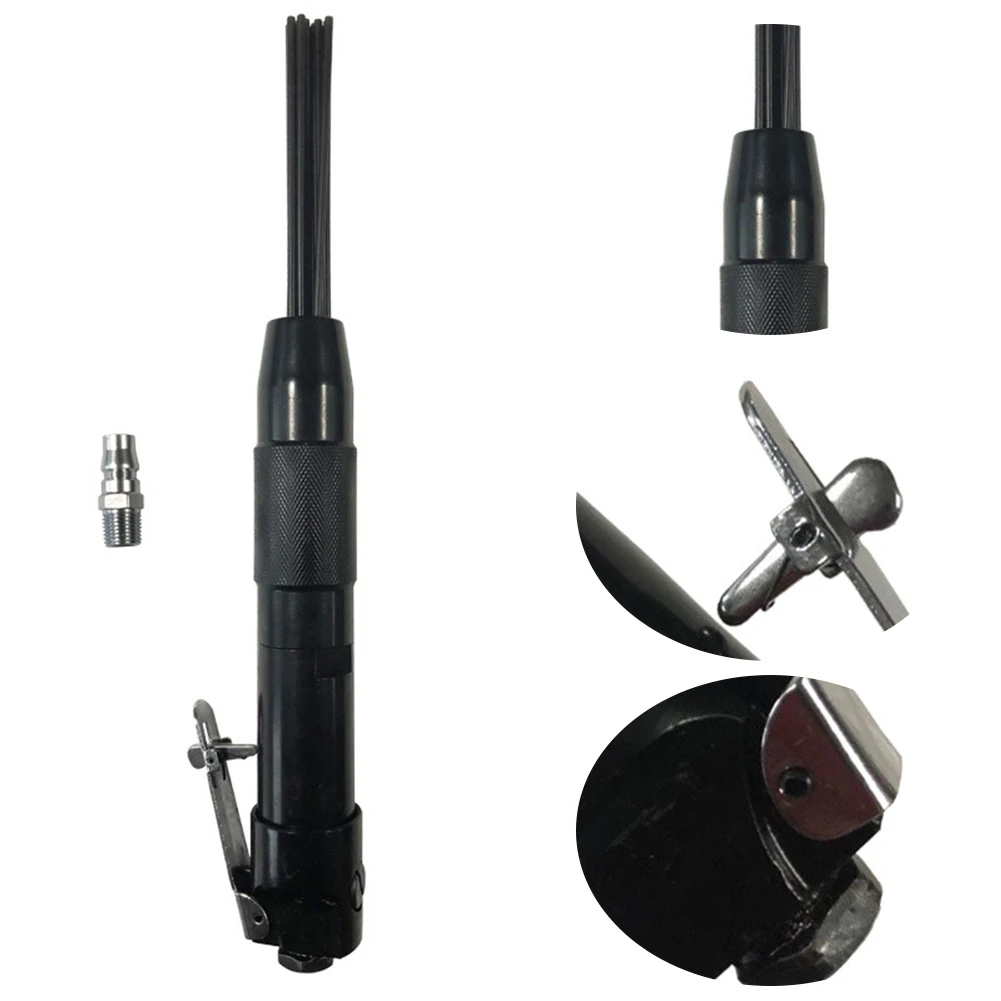 

Mini Dirt Cleaning Tool Air Pneumatic Home Needle Scaler Portable Slag Remove Rust Corrosion Welders Hand Carbon Steel Black