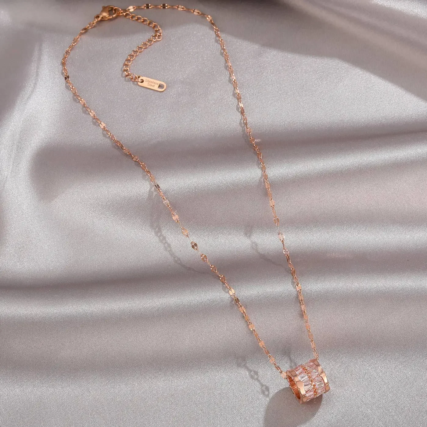 Luckiest кольцо ожерелье женское высококачественное Feel2022 новое розовое золото