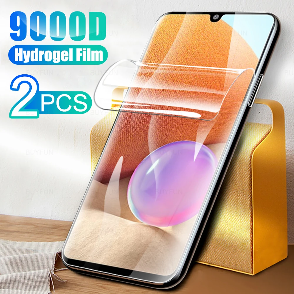 

2PCS 9000D Hydrogel Films for Samsung Galaxy A32 4G 5G Soft Full Cover for Samsung Galaxy A33 A50s A51 A52 A53 A70s A71 A72 A73