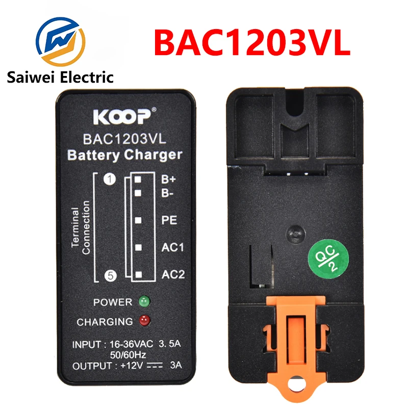 Зарядное мини-устройство SmartGen BAC1203VL 12 В свинцово-кислотная батарея