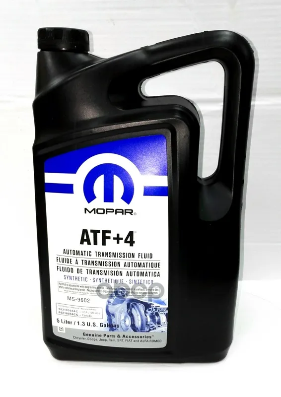 Масло Трансмиссионное Синтетическое 5л Atf+4 CHRYSLER арт. 68218058AC|Детали оси| |