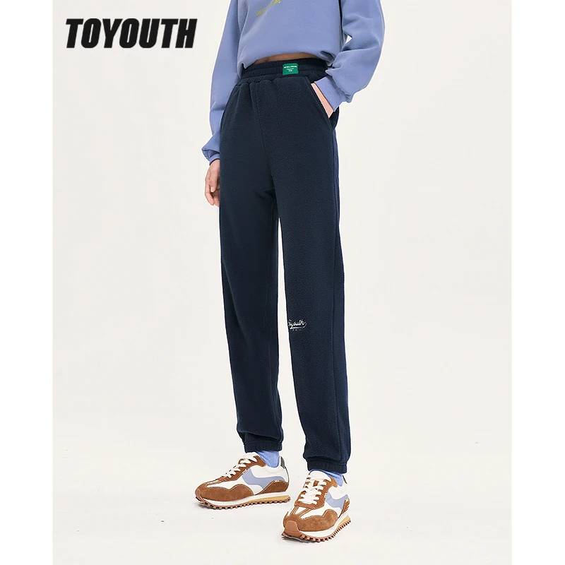 

Женские свободные прямые брюки с поясом на резинке