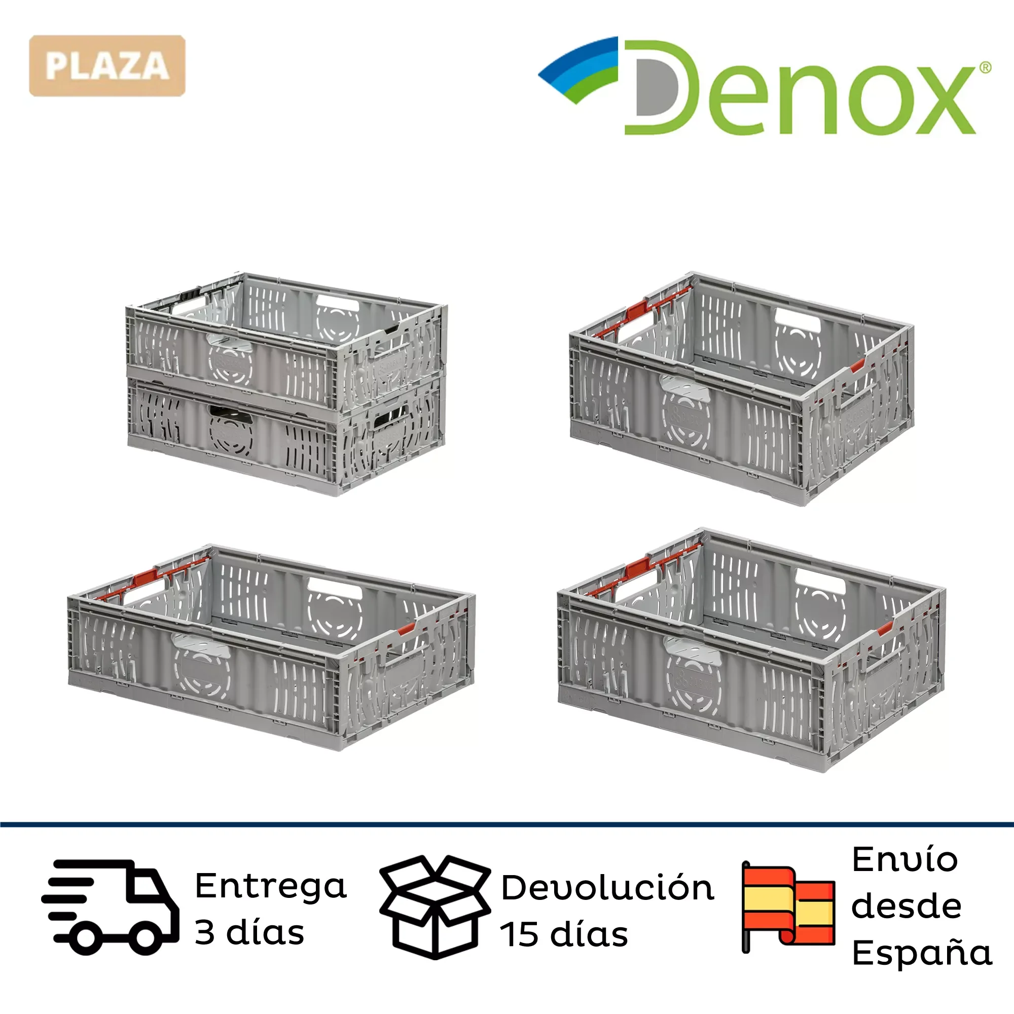 

NEW IN folding box NE gray color made of plastic.
