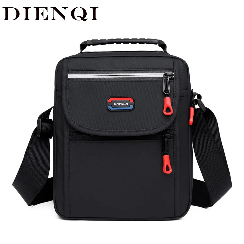 

2022 Men Messenger Bag Crossbody Shoulder Bags Husband Men Small Sling Pack For Work Waterproof Oxford Packs Satchel Purse Black