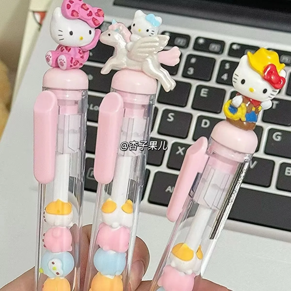 Гелевая ручка из бисера Hello Kitty Kawaii мультяшная одежда моделирование новый стиль