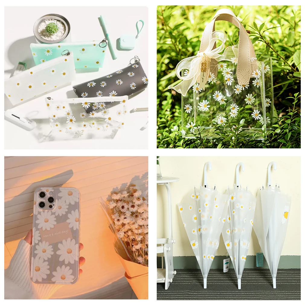 Прозрачные ПВХ листы из искусственной кожи 46x135 см