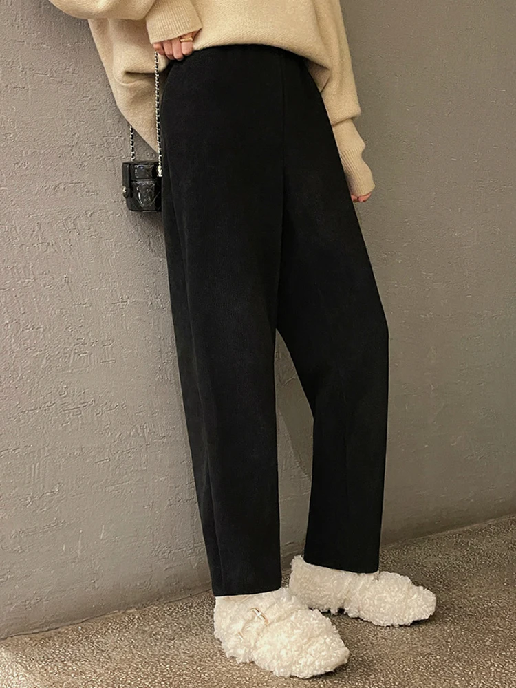 Осень-зима новая коллекция вельветовые бархатные утолщенные прямые