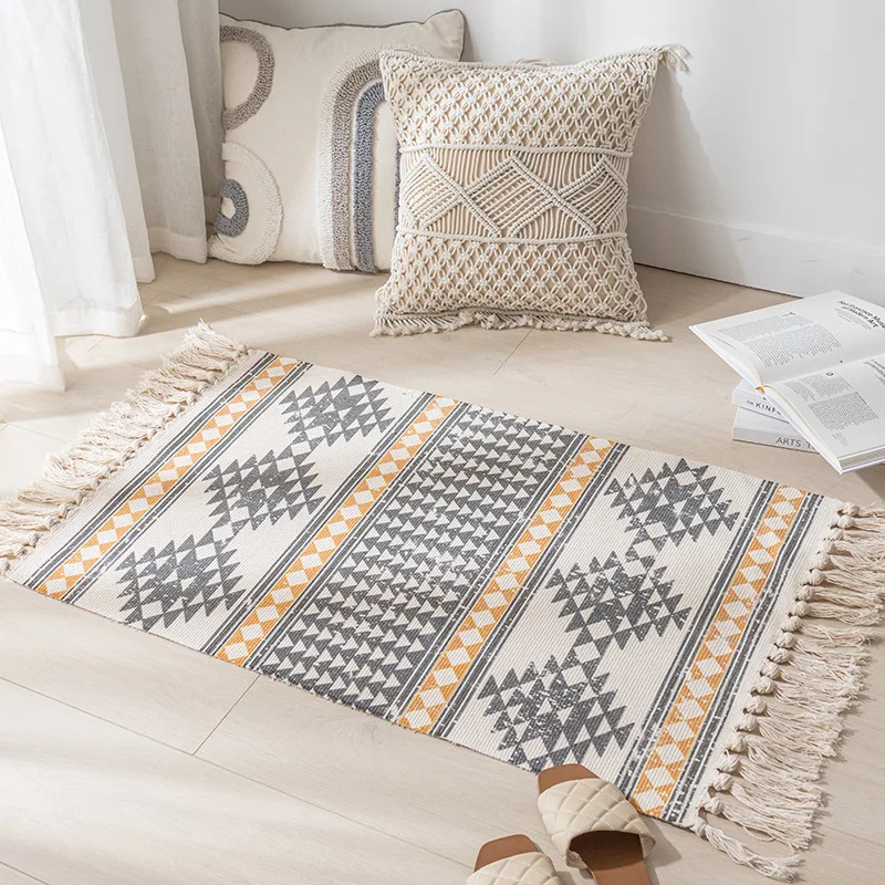 Ковер для гостиной с геометрическим рисунком коврики журнального столика