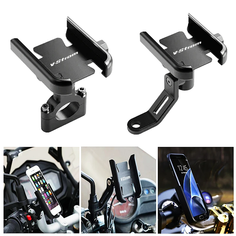 

For SUZUKI Vstrom DL 250 1000 V-Strom 650XT Vstrom650 Vstrom1000 Motorcycle Handlebar Mobile Phone Holder GPS Stand Bracket