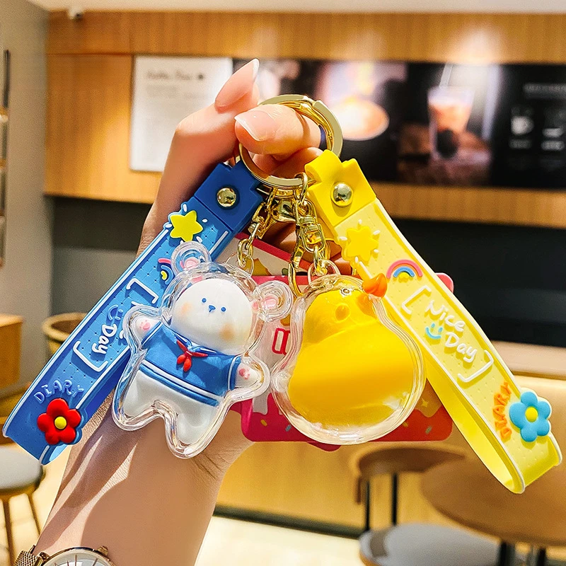 

Genuine Cartoon Creative Key Chain Car Chain Female Schoolbag Pendant Small Gift Wholesale Key Chains Bag Keychain Charms Gifts