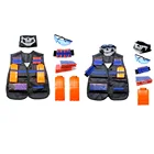 Набор детских тактических жилетов Nerf N-Strike Elite, набор аксессуаров для детских боевых искусств для игр на открытом воздухе, игрушки