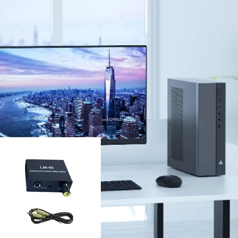 Пассивный аттенюатор линейный выходной сигнал звуковая карта динамик микрофон