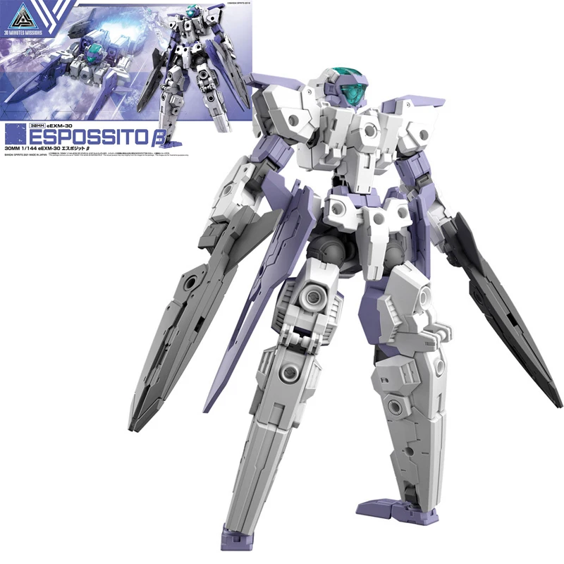 

Original Bandai 30 Minutes Missions 30Mm Eexm-30 Espossito Assembly Model Action Anime Figure Collectible Children Toys